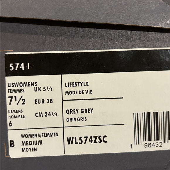 New Balance Womens 574 Stacked WL574ZSC - Picture 8 of 8